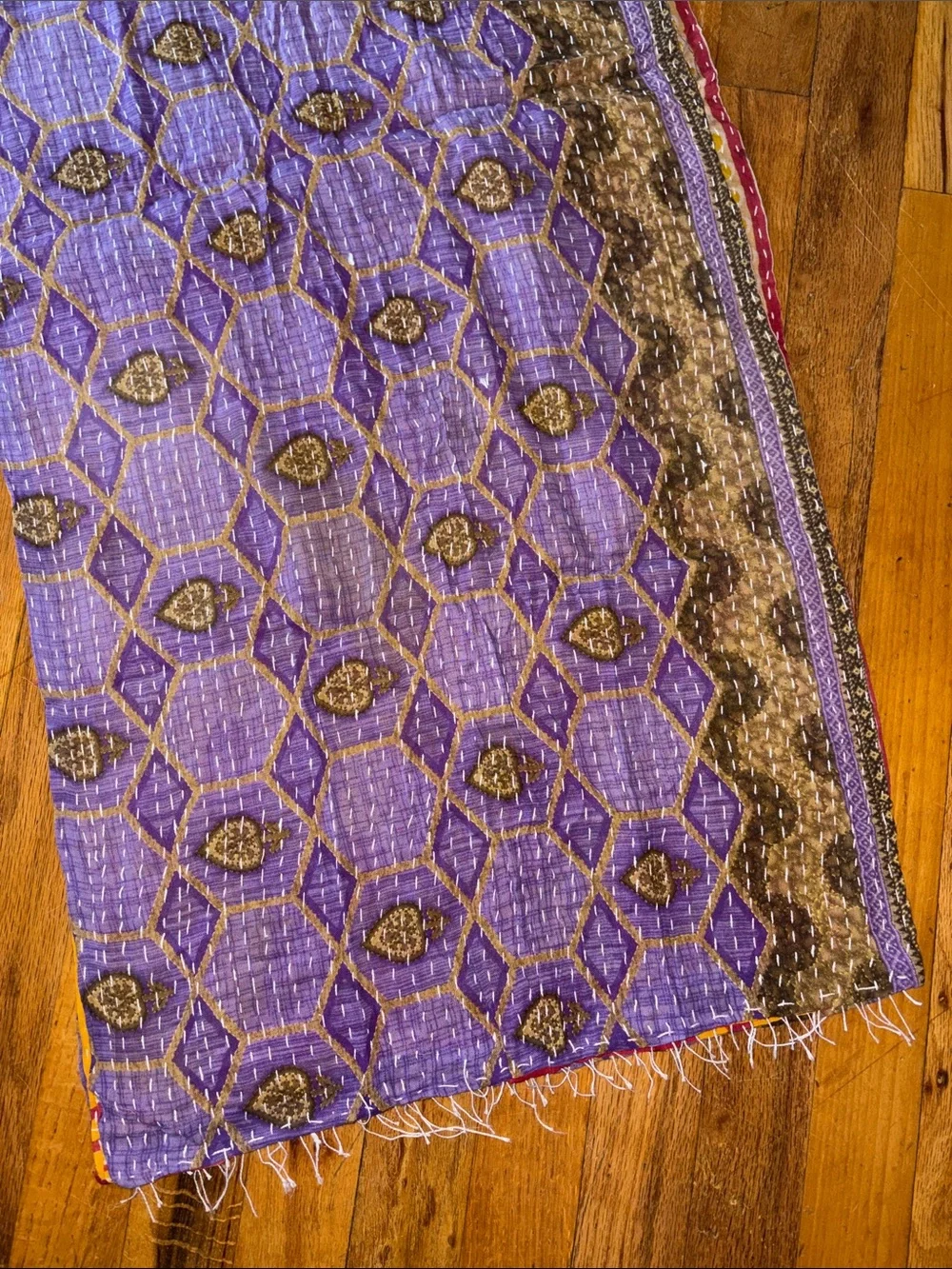 Kantha Scarf #10 100% Cotton